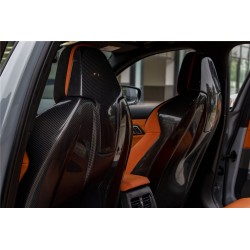 BMW M3 G80 karbon Fotel-Back nakładka (OE) | KURO