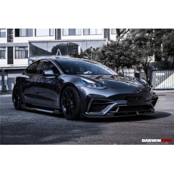 Tesla Model 3 IMP osiągi karbon progi boczne Under Board | KURO