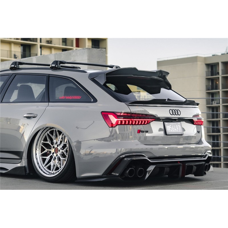 Audi RS6 Avant C8 IMP osiągi spoiler dachowy | KURO