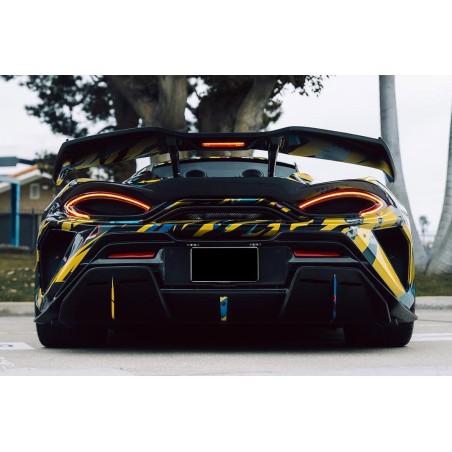 McLaren 600lt częściowy karbon tylny zderzak (BKSS) | KURO