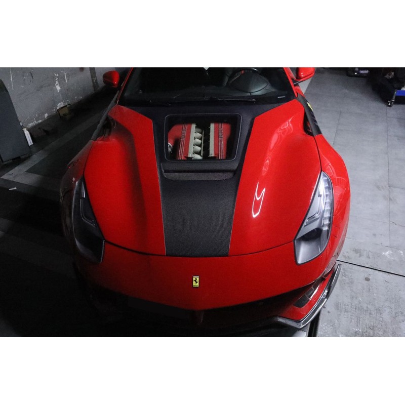 Ferrari F12 Berlinetta karbon maska (iMP wzór) | KURO
