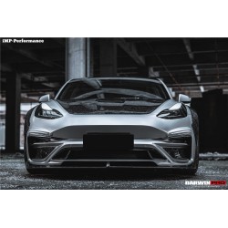 Tesla Model 3 IMP osiągi częściowy karbon przedni zderzak | KURO