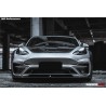 Tesla Model 3 IMP osiągi częściowy karbon przedni zderzak | KURO