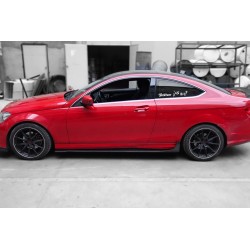 Mercedes Benz W204 C Class Coupe DP karbon progi boczne Under Board | KURO