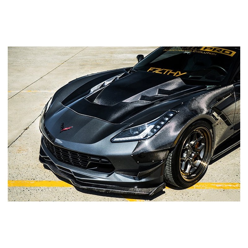 Corvette C7 Z51 karbon maska (BKSS) | KURO