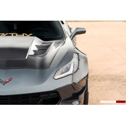 Corvette C7 Z51 karbon maska (BKSS) | KURO