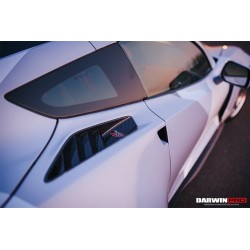 Corvette C7 Z51 karbon tylny panel boczny Vents | KURO