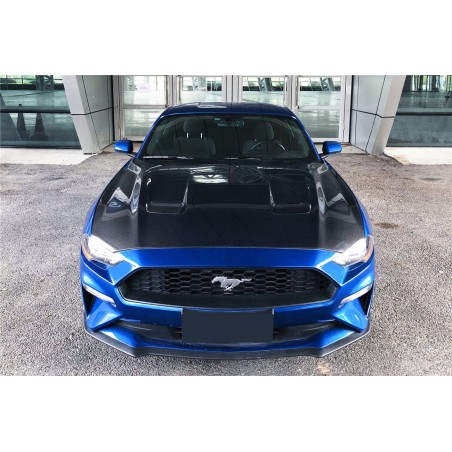 Ford Mustang karbon maska | KURO