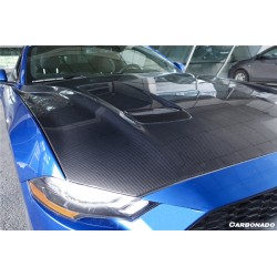 Ford Mustang karbon maska | KURO