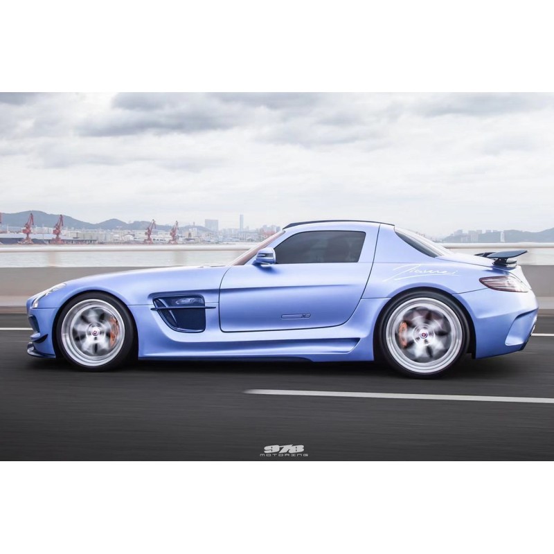Mercedes Benz W197 SLS AMG BKSS progi boczne & błotnik | KURO
