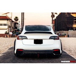 Tesla Model 3 IMP osiągi karbon spoiler bagażnika | KURO