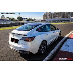 Tesla Model 3 IMP osiągi karbon spoiler bagażnika | KURO