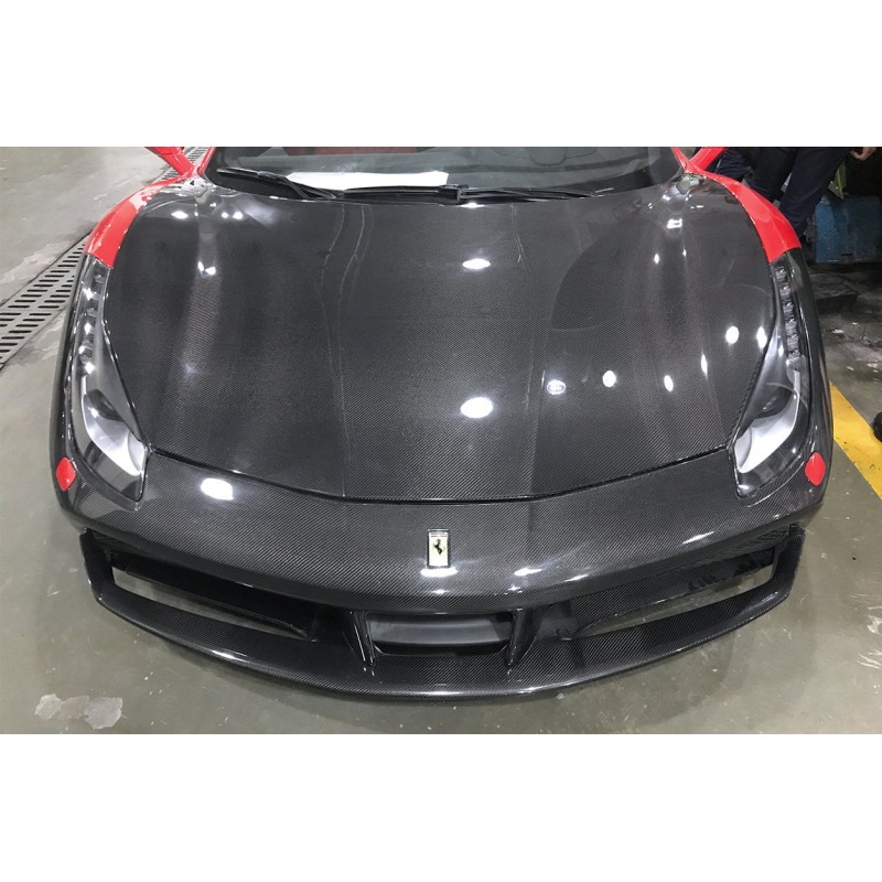Ferrari 488 GTB & Spider karbon maska | KURO