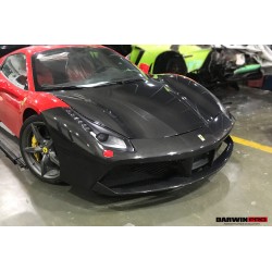 Ferrari 488 GTB & Spider karbon maska | KURO