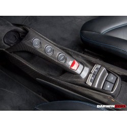 Ferrari 488 suchy karbon Bridge Support & Windows przełączniki panel | pasuje do GTB, Spider | KURO