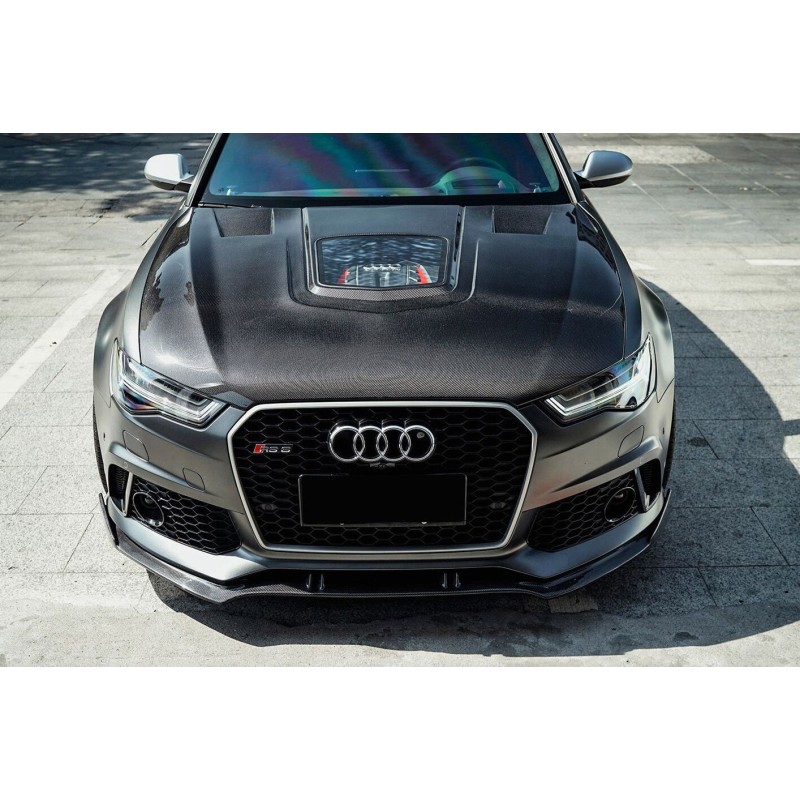 Audi A6 S6 RS6 karbon maska (BKSS) | KURO