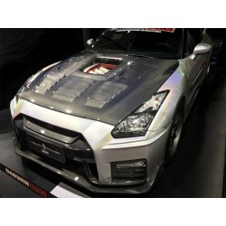 Nissan GTR R35 CBA DBA IMP osiągi karbon maska | KURO