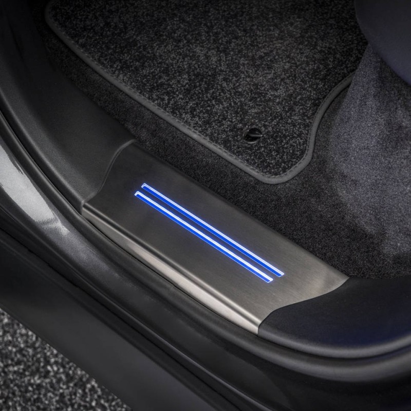 STARTECH nakładki progowe tylny, podświetlany – Range Rover (2013) | KURO