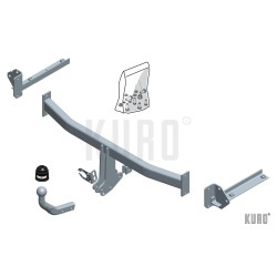 Brink hak holowniczy Honda Civic IX Hatchback 2012-2017