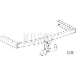 Brink hak holowniczy Audi A6 C6 Sedan 2004-2011