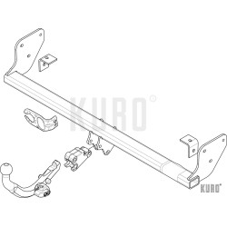 Brink hak holowniczy Kia Cee`d Hatchback 2007-2012