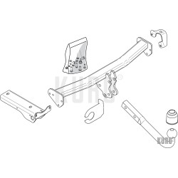 Brink hak holowniczy Land Rover Freelander 2 SUV 2007-2014
