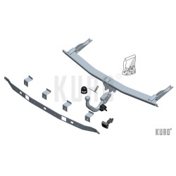 Brink hak holowniczy Volkswagen Caddy (Typ 2K) 2004-2015