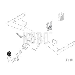 Brink hak holowniczy Volkswagen Golf V Plus 2005-2009