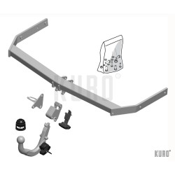 Brink hak holowniczy Volkswagen Golf VI 2008-2012
