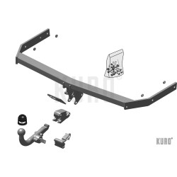 Brink hak holowniczy Volkswagen Golf VI Plus 2009-2013