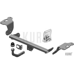 Brink hak holowniczy Toyota Auris I Hatchback 2007-2012