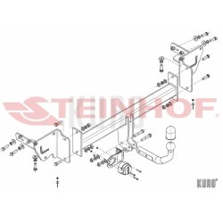 Steinhof hak holowniczy Jeep Cherokee (KL) 2014-2018