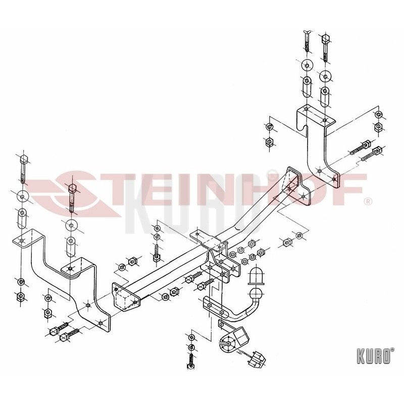 Steinhof hak holowniczy Opel Agila A 2002-2008