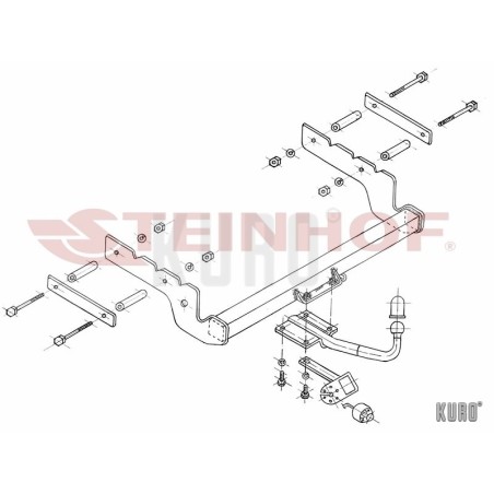Steinhof hak holowniczy Ford Mondeo 2000-2007