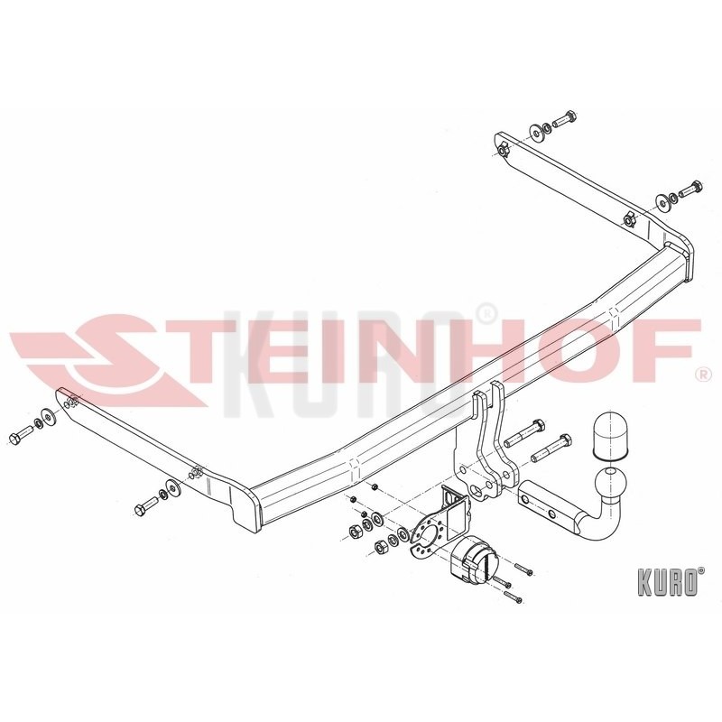 Steinhof hak holowniczy Ford Fiesta 2002-2008