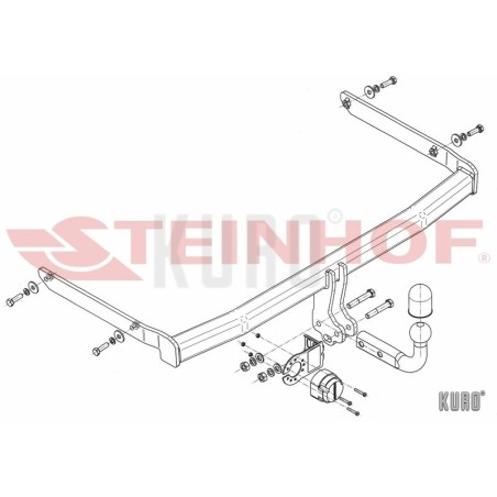 Steinhof hak holowniczy Ford Fiesta 2002-2008