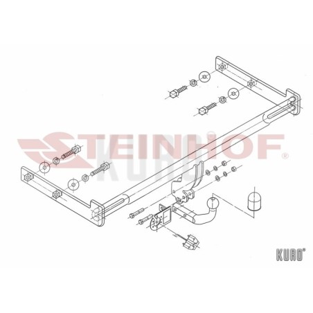 Steinhof hak holowniczy Ford Focus I Hatchback 1998-2004