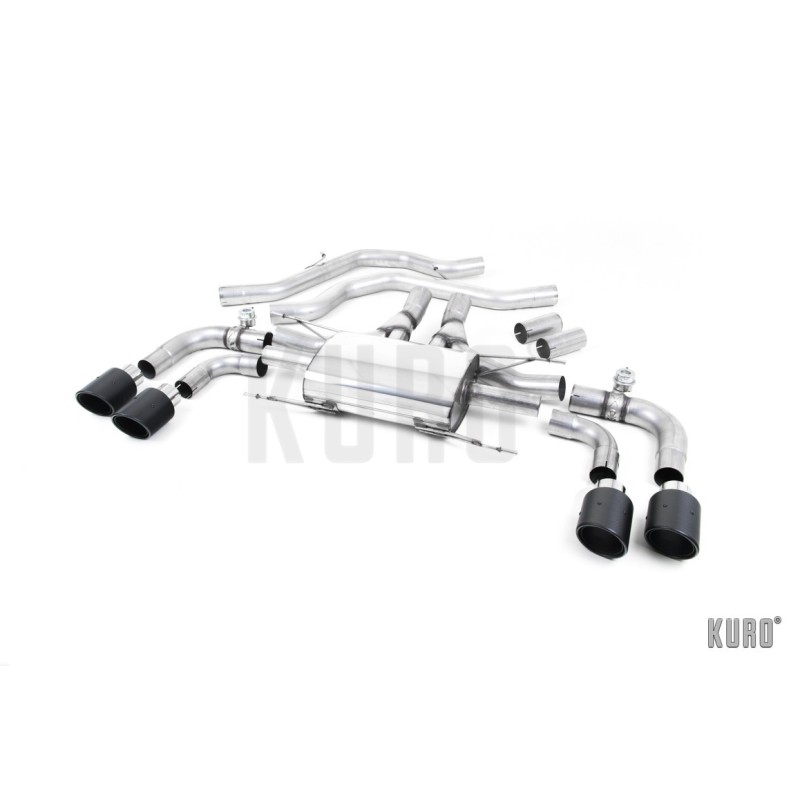 Milltek Alfa Romeo Giulia Quadrifoglio 2.9 V6 Bi-Turbo Front Pipe-back