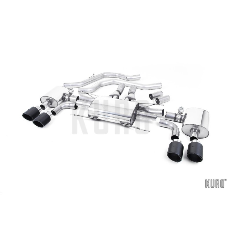 Milltek Alfa Romeo Giulia Quadrifoglio 2.9 V6 Bi-Turbo Front Pipe-back EC Approved