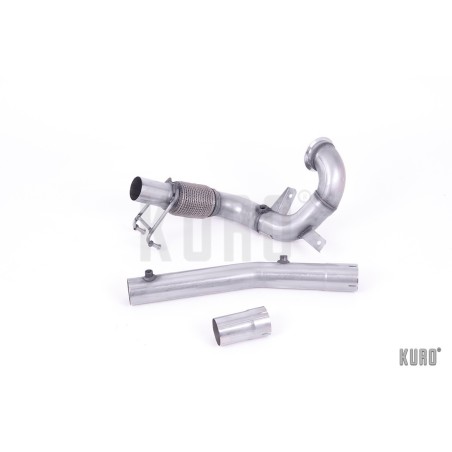 Milltek Audi A1 40 TFSI Downpipe De-cat Non-Resonated
