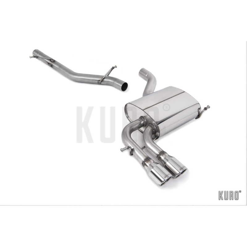 Milltek Audi A3 1.8/2.0T FSI quattro SportBack Cat-back Non-resonated