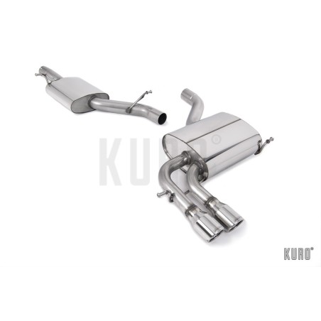 Milltek Audi A3 1.8/2.0T FSI quattro SportBack Cat-back Resonated