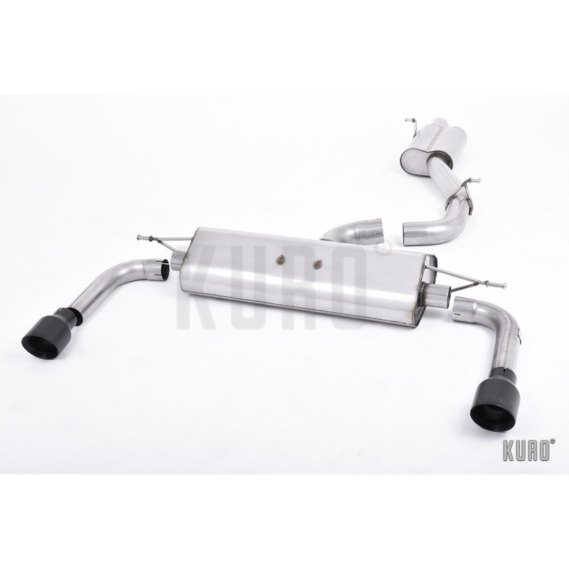 Milltek Audi A3 2.0 TFSI quattro Sedan 8V (US-only) Cat-back Resonated