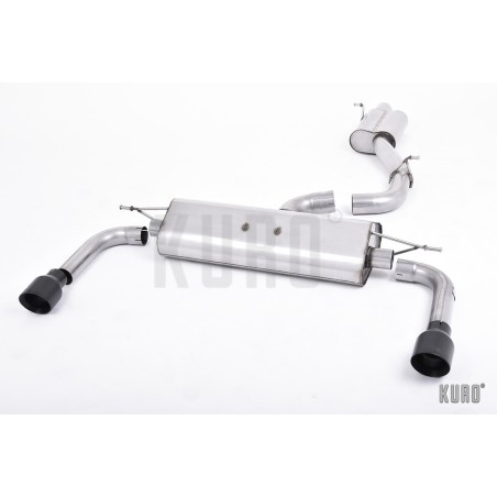 Milltek Audi A3 2.0 TFSI quattro Sedan 8V (US-only) Cat-back Resonated