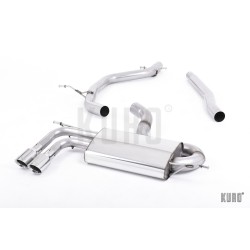 Milltek Audi A3 8P 1.8 TFSI FWD Cat-back Non-resonated