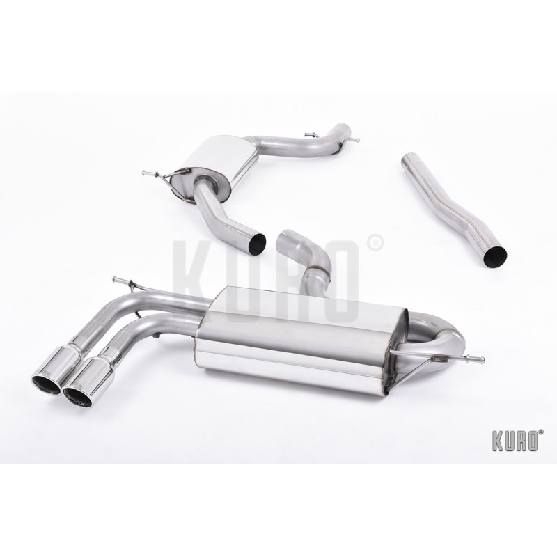 Milltek Audi A3 8P 1.8 TFSI FWD Cat-back Resonated