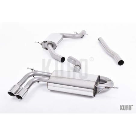 Milltek Audi A3 8P 1.8 TFSI FWD Cat-back Resonated