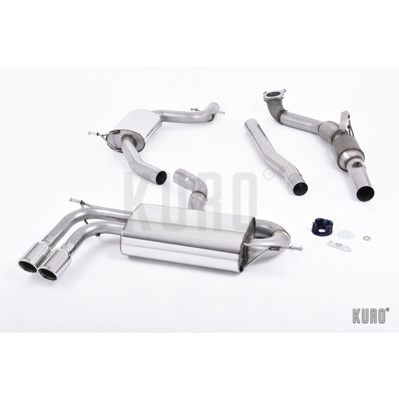 Milltek Audi A3 8P 1.8 TFSI FWD Turbo-back