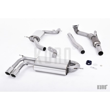 Milltek Audi A3 8P 1.8 TFSI FWD Turbo-back