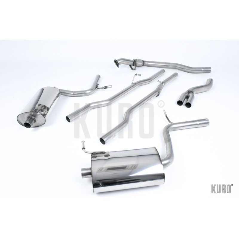 Milltek Audi A4 1.8T B6 quattro 163KM Cat-back Non-resonated